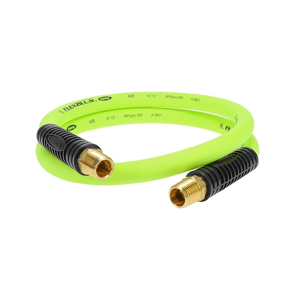 Whip Hose with Swivel, 1/2" x 4 (3/8" M